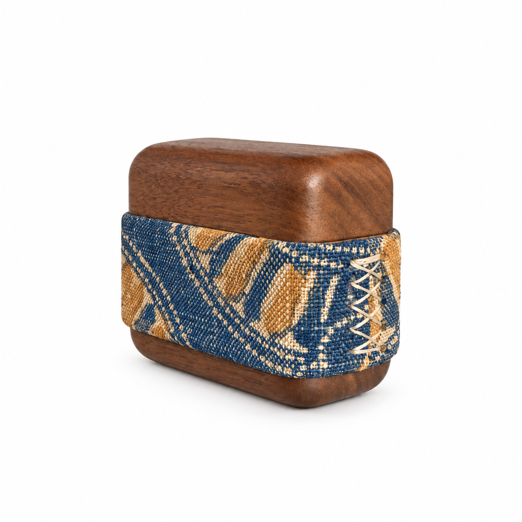 Indigo Wood Case — AirPods
