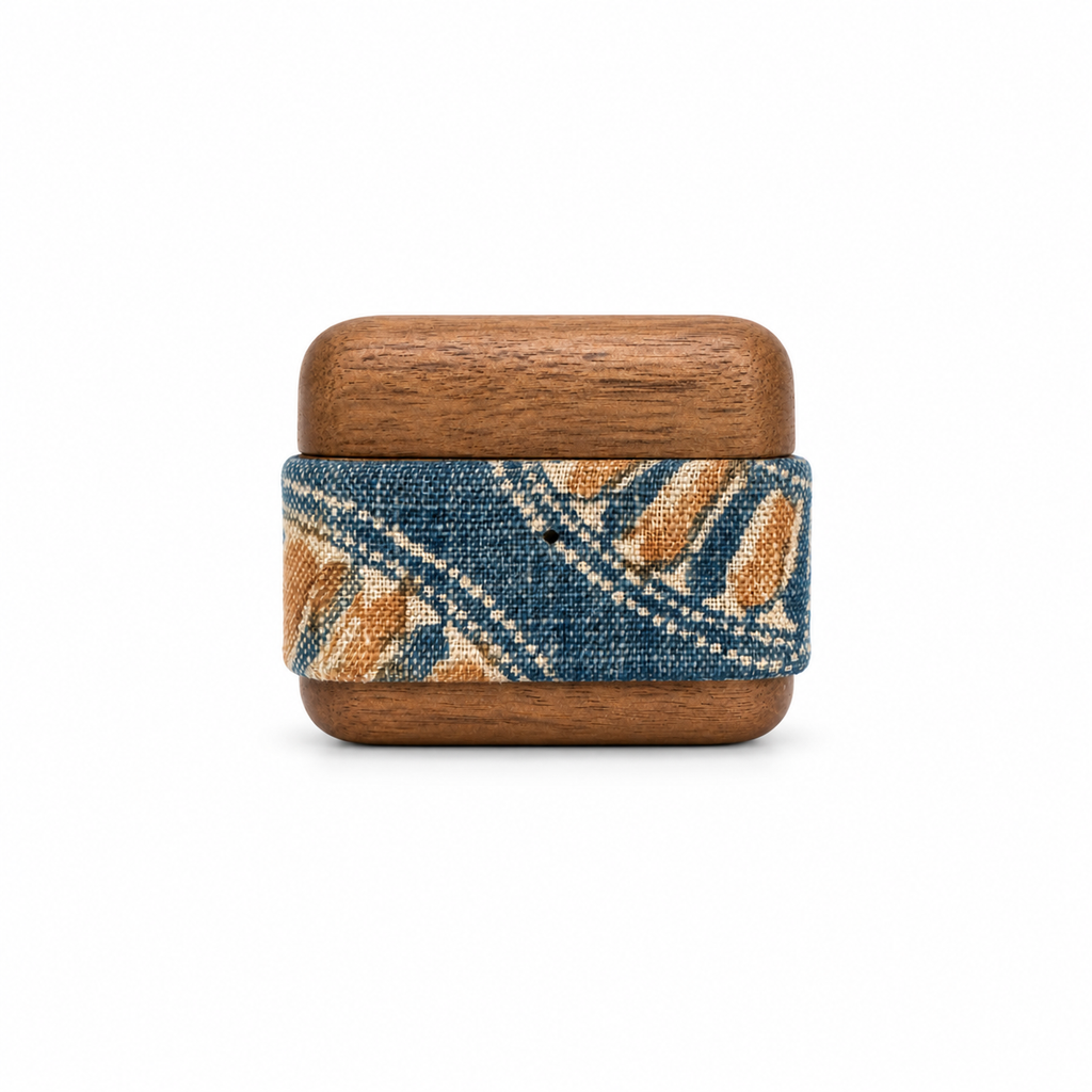 Indigo Wood Case — AirPods